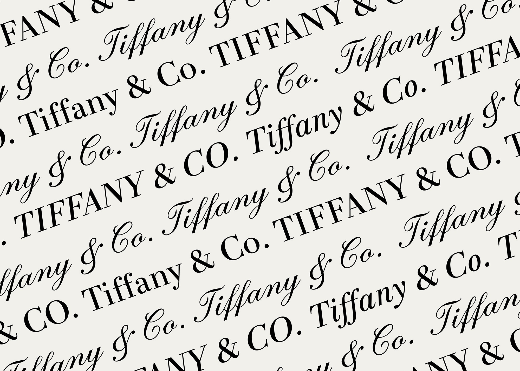 A look into the font used . . ., Tiffany & Co.